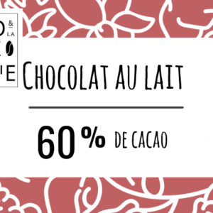 Chocolat au lait 60% de cacao BIO
