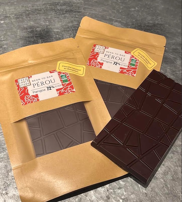 Tablette de Perou pangoa de Fred et la chocolaterie