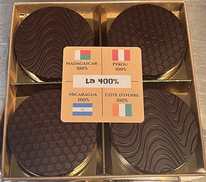 Boite dégustation "La 400%" BIO de 12 palets de 4 origines (bean to bar) – Image 2