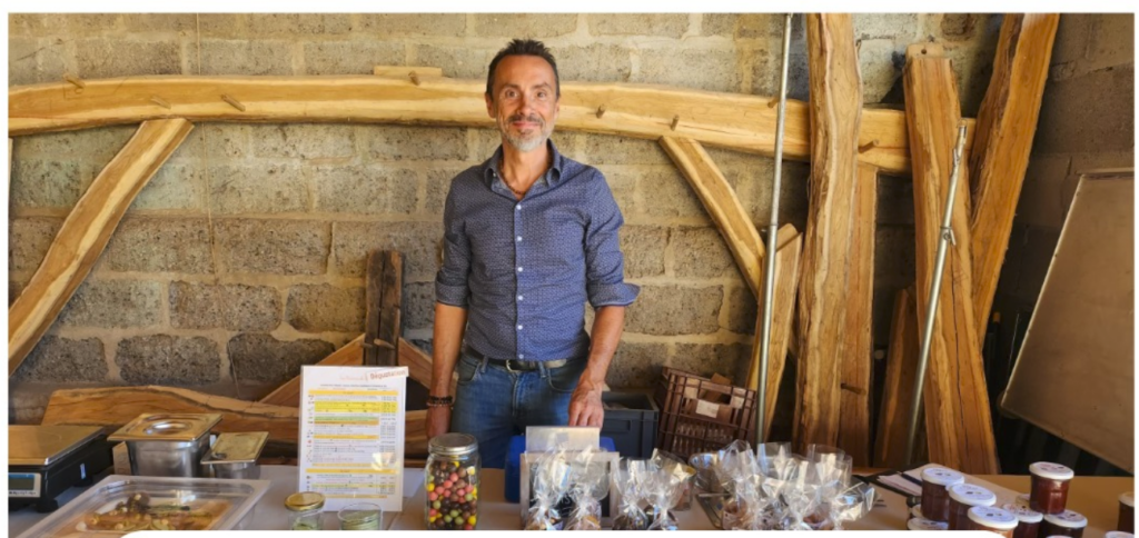 Fred Artisan Chocolatier Bio beaujolais en plein cœur du Beaujolais sur un marché